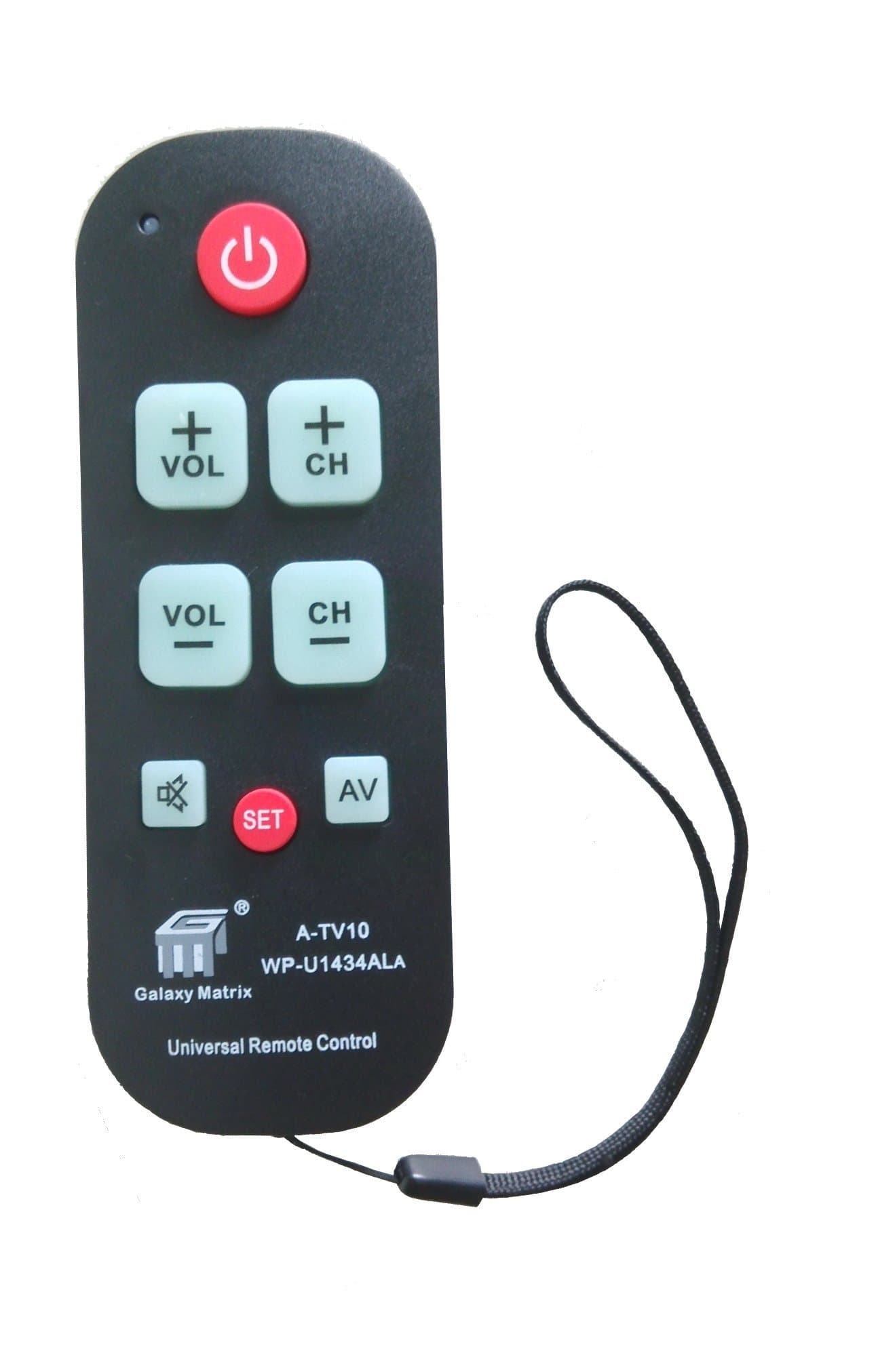 Gmatrix A-TV10 Large Button Universal Waterproof Remote Control