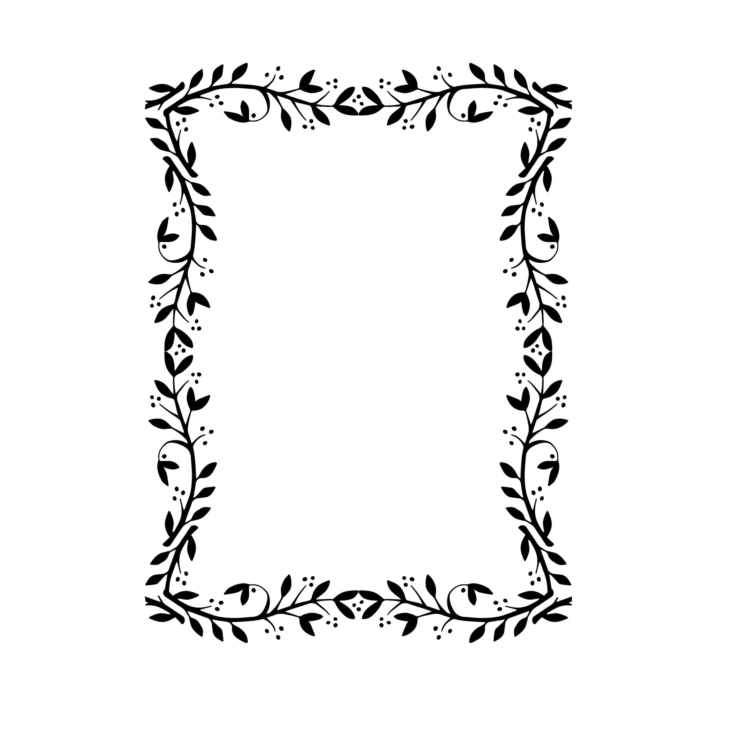 Darice Embossing Folder, Leafy Border, 4.25 x 5.75 Inches