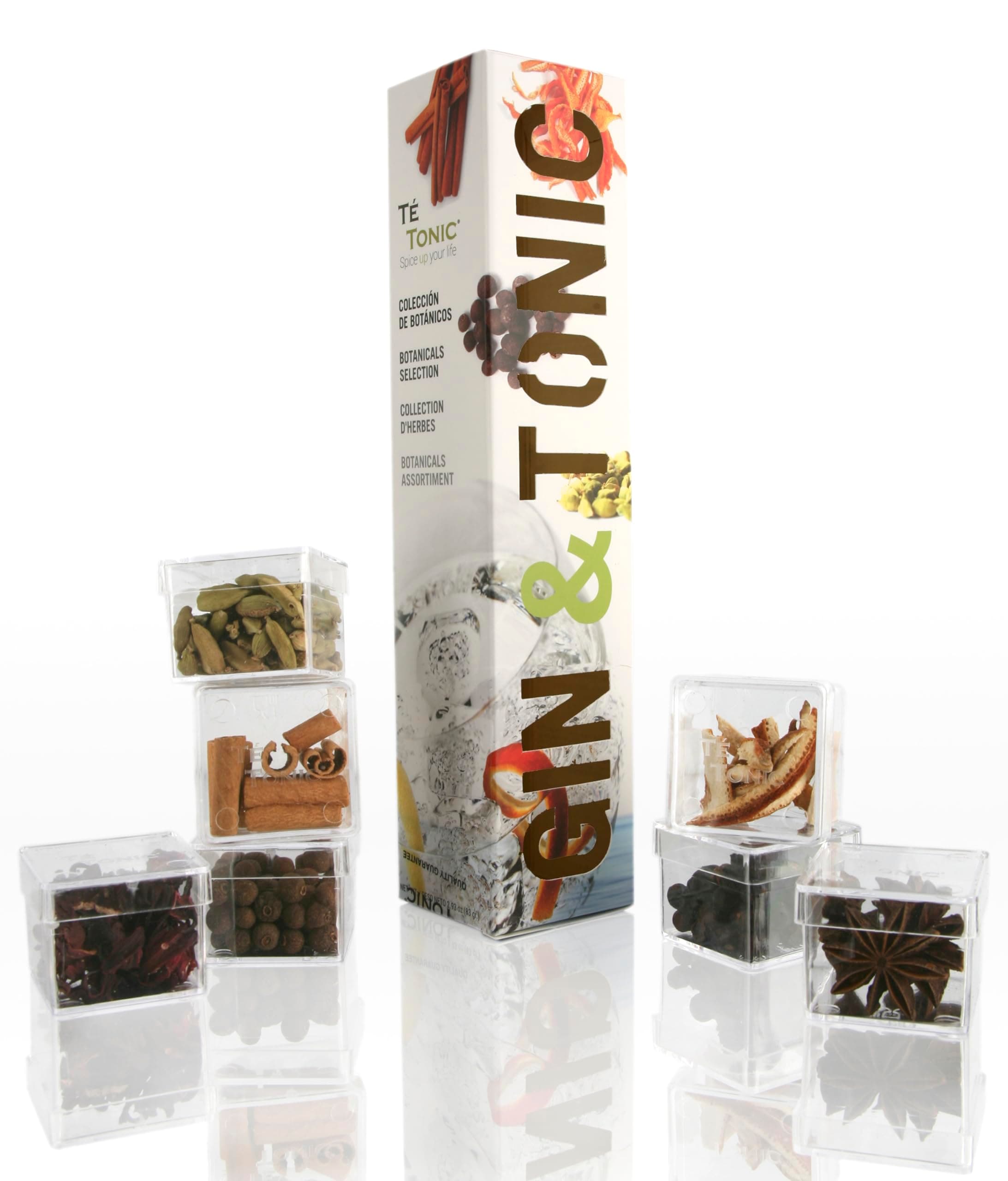 Te Tonic Gin And Tonic Infusions Kit, 7 Gin Botanicals Kit To Garnish Your Cocktail - Ideal Gift For Gin Lovers