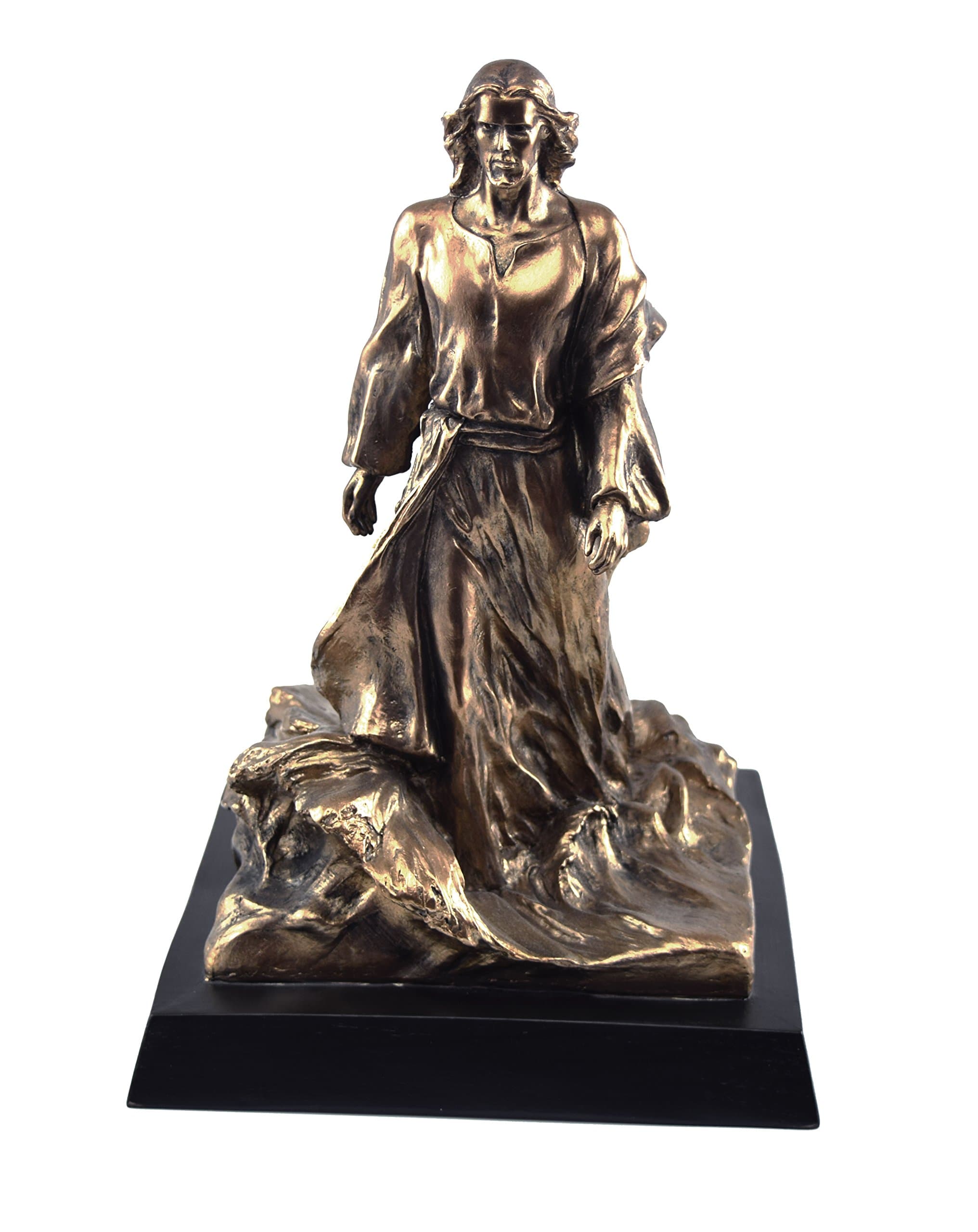 "It is I, Be Not Afraid" 13 Inch Bronze Resin