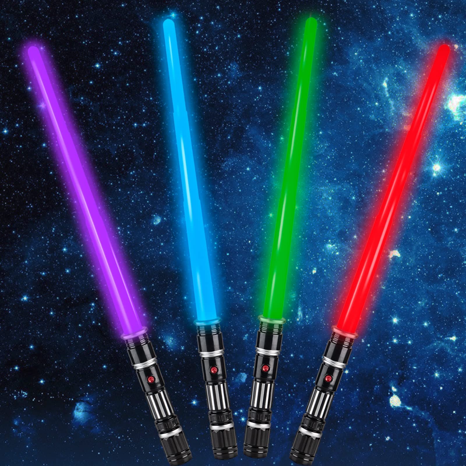 4 Pack Light up Sword Saber 4 Colors