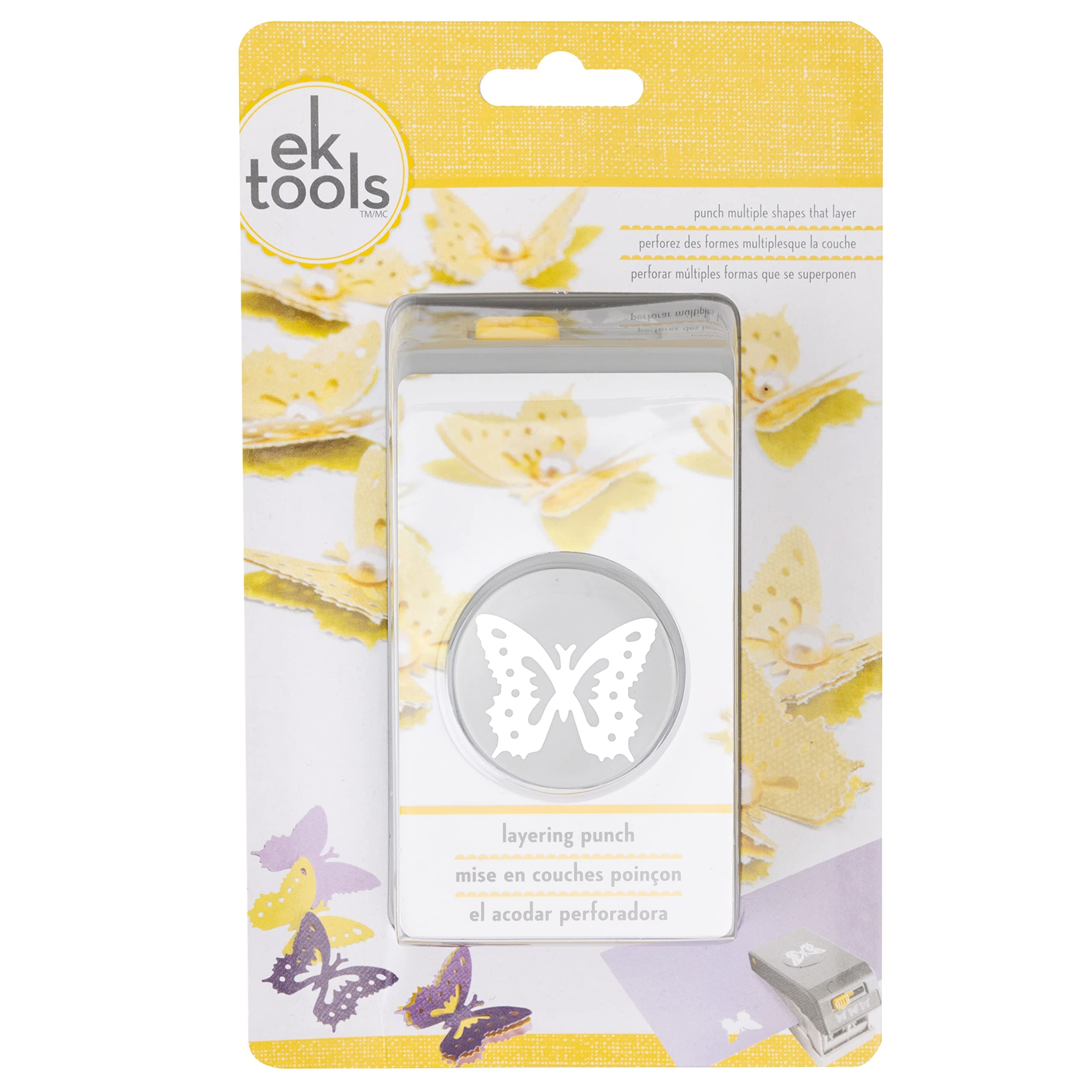 Layering Paper Punch, Butterfly, New Package