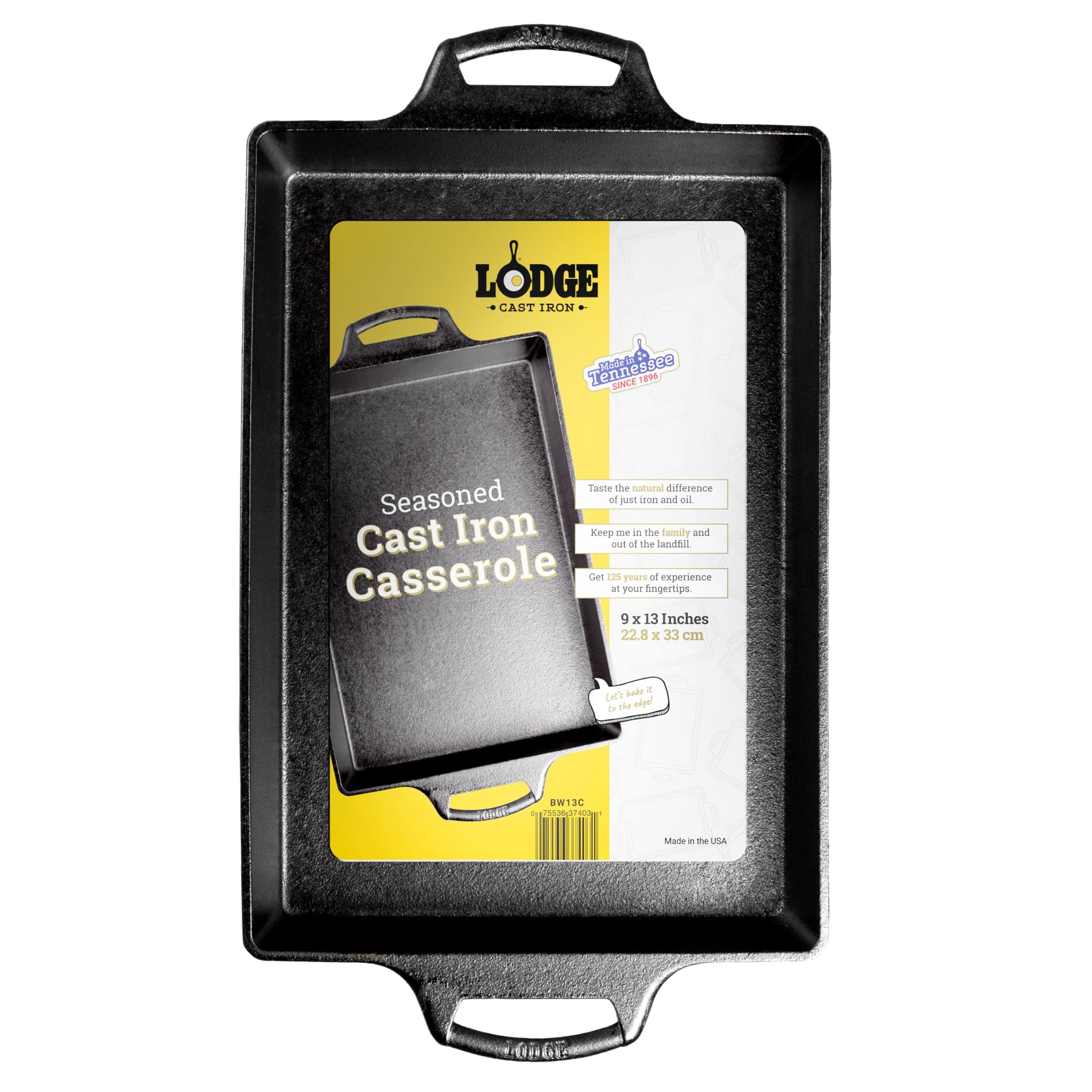 Lodge 9"x13" Cast Iron Casserole