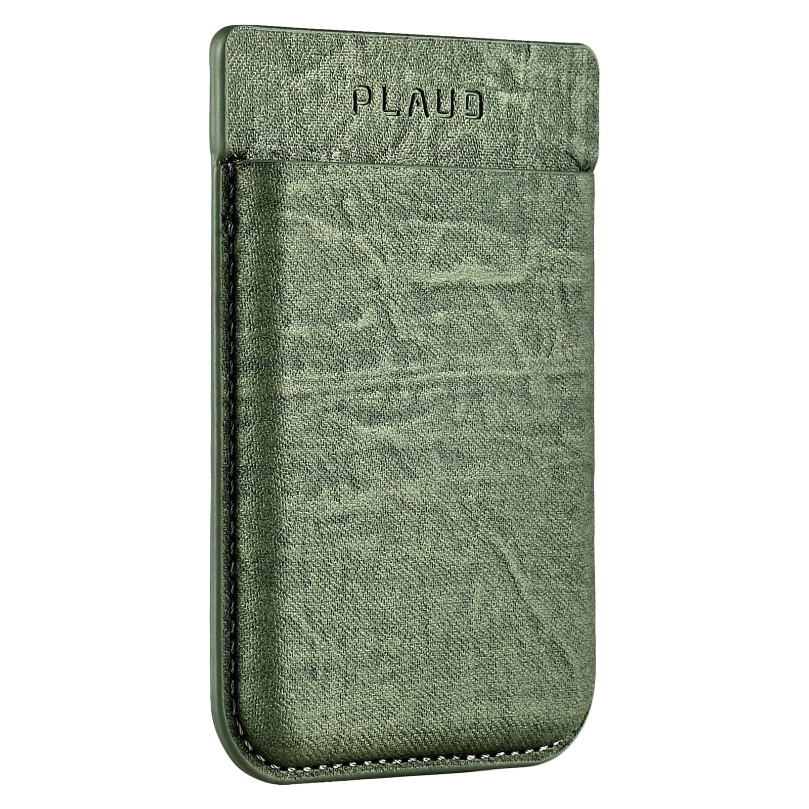 PLAUD NOTE Voice Recorder, Dedicated Case, Compatible with MagSafe, Mounts to Mobile Phones, Storage/Protection, Convenient for Recording Calls, Lightweight, Thin, Leather (Dark Green)