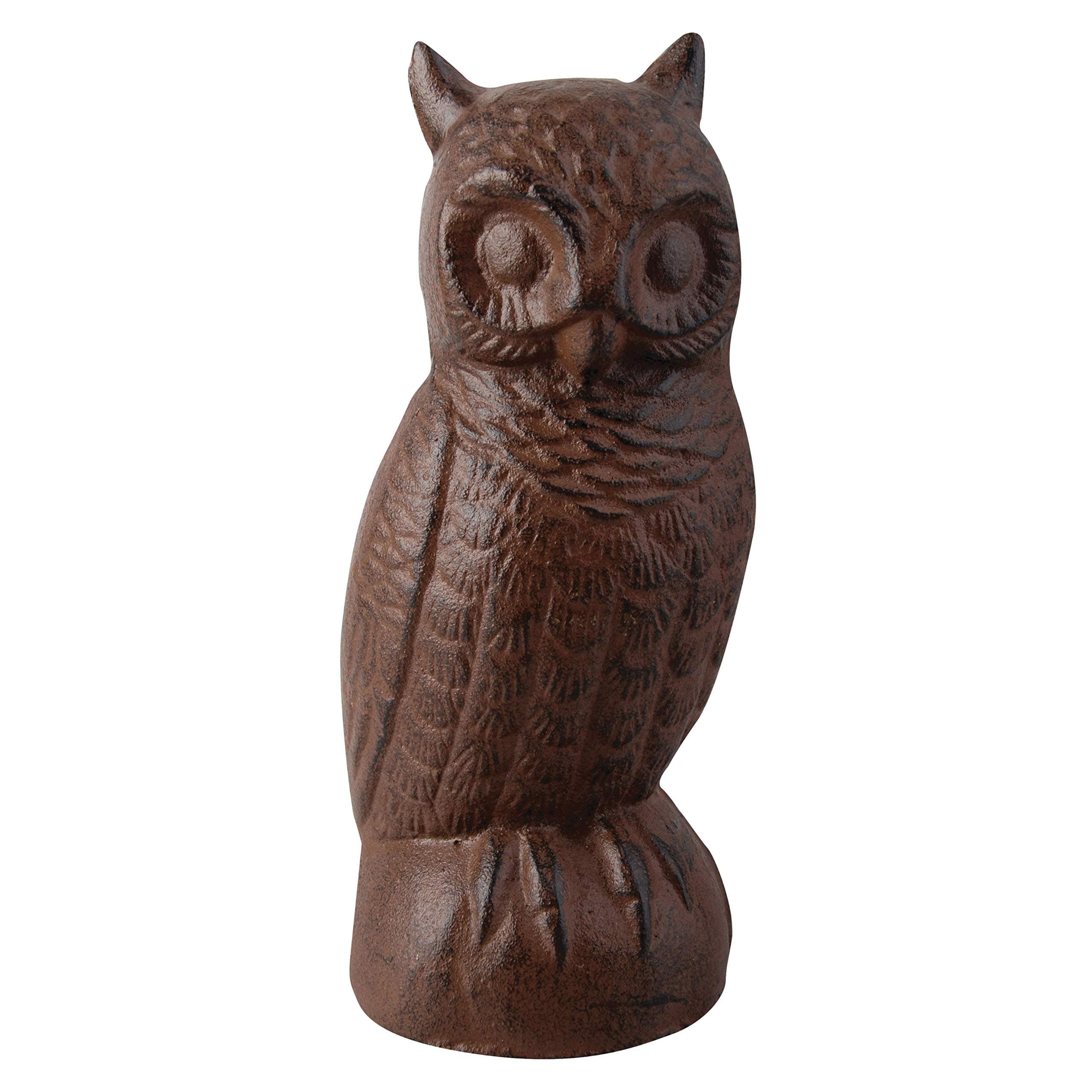Esschert Design Cast Iron Decorative Owl, Large