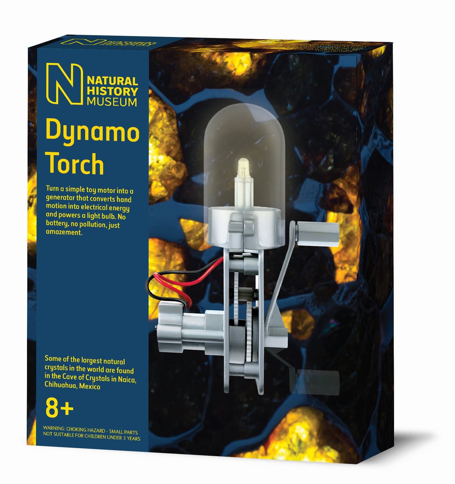 4M 4147NHM Natural History Museum Dynamo Torch