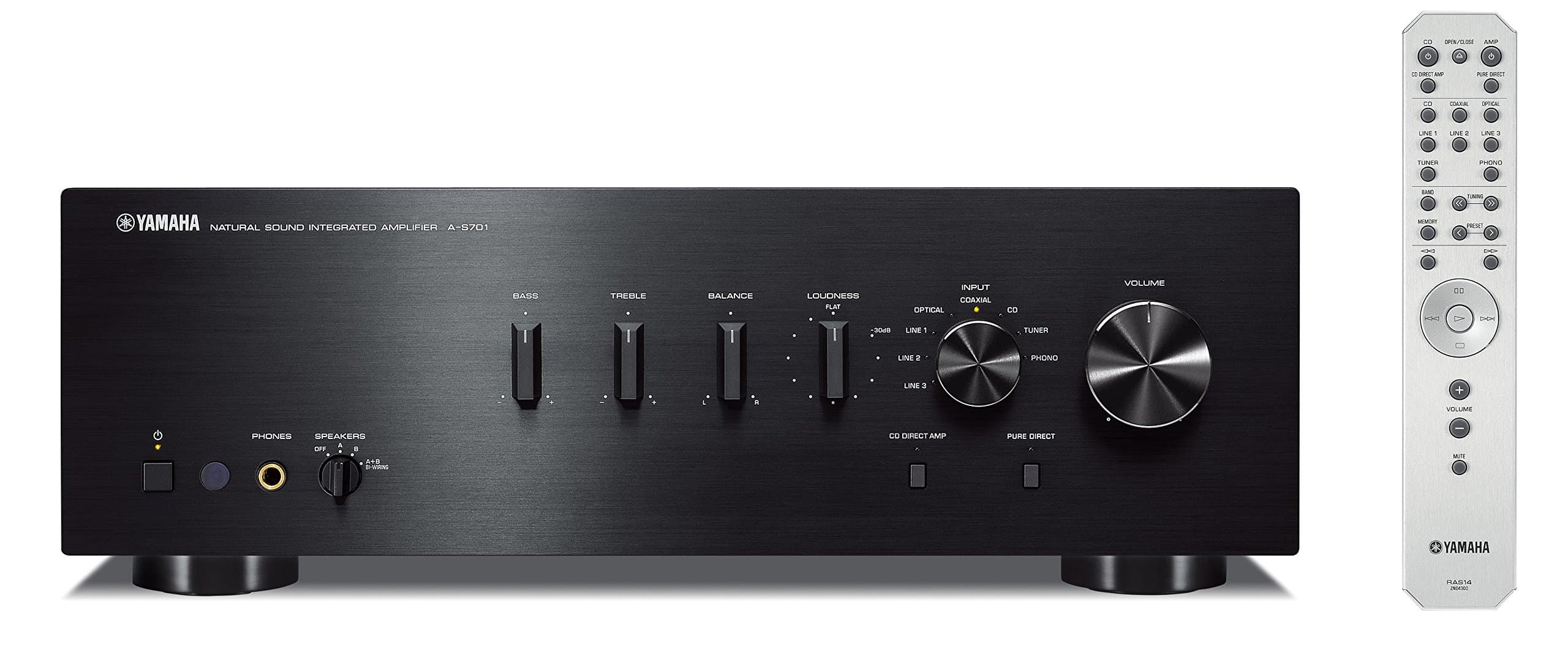 Yamaha 2 Ch Integrated Amplifier A-S701 Black