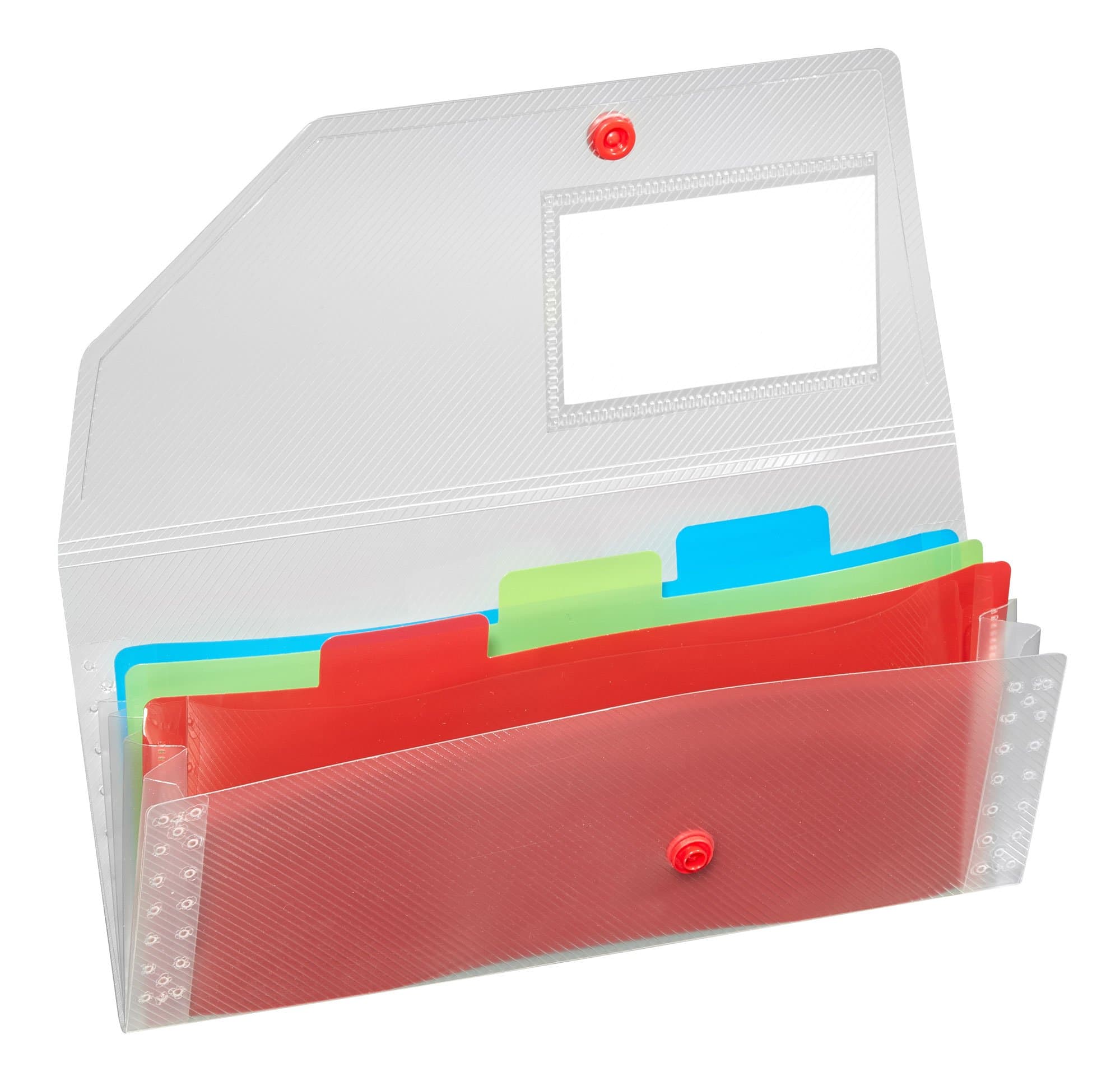 Rainbow Expanding Organiser DL (3-Part)