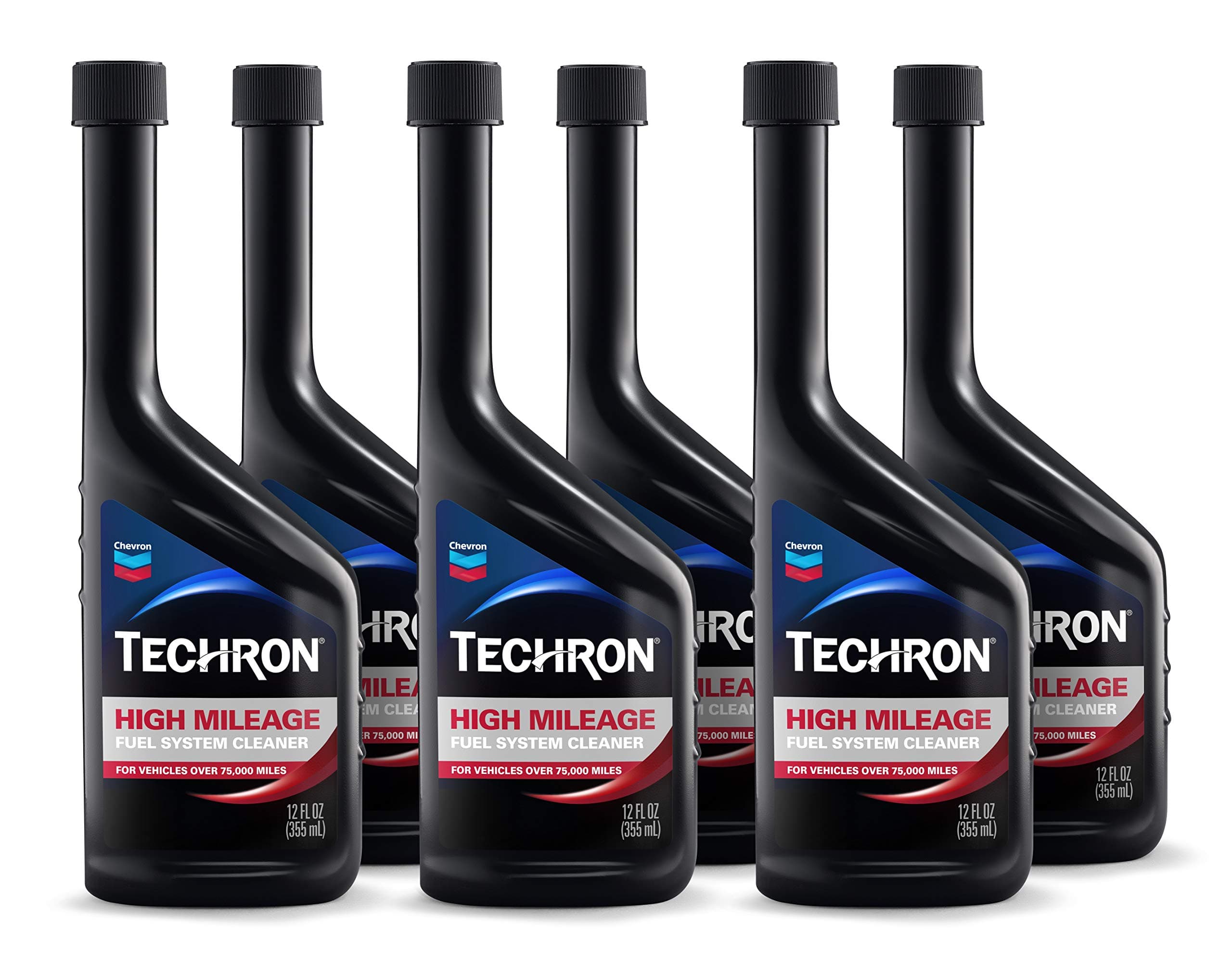 Techron High Mileage Fuel System Cleaner, 12 oz, Pack of 6