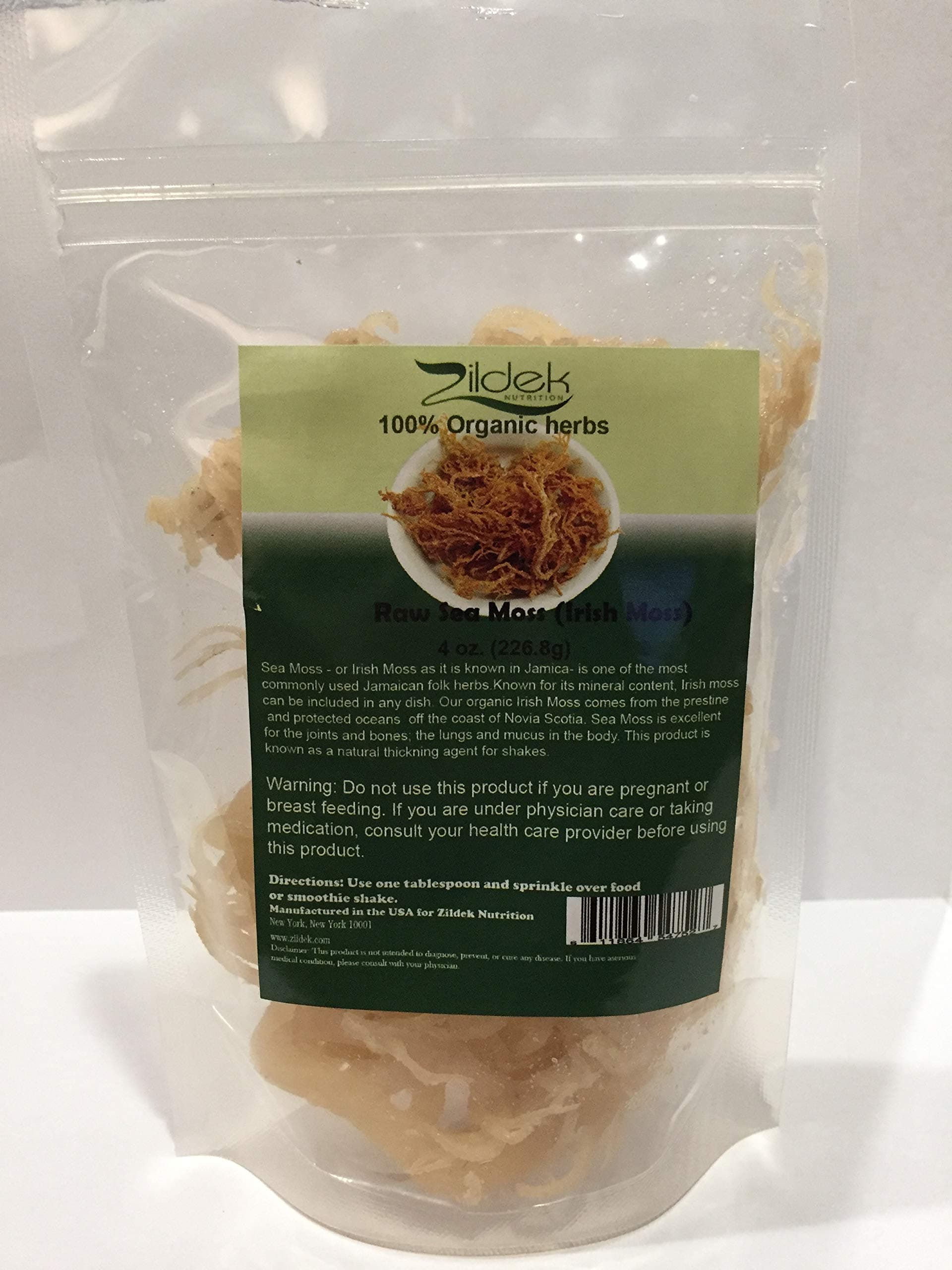 Chondrus Crispus/Irish Moss wild crafted 4 oz