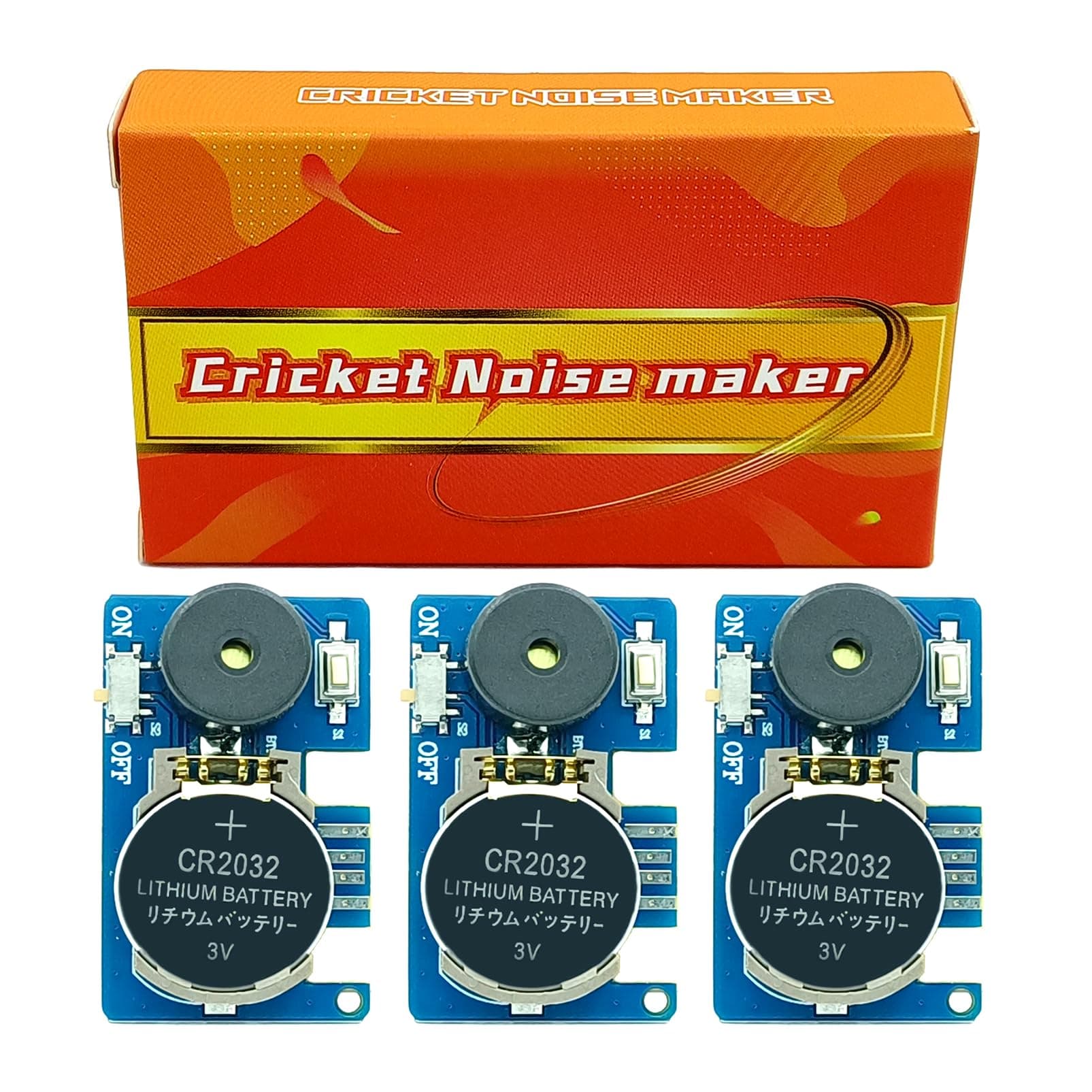 Cricket Noise Maker Prank (3 Pack),Beeping Several Months, Hidden Prank Noise Maker for Adults