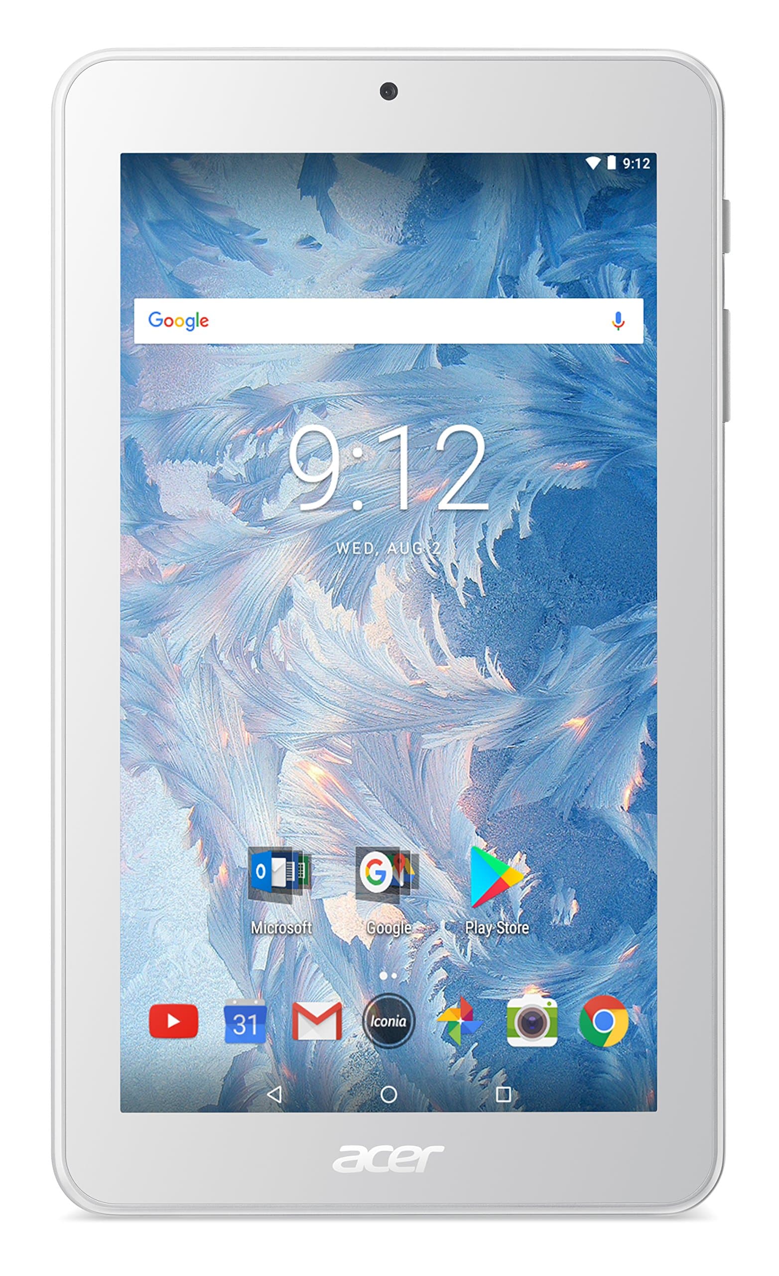 Acer Iconia One 7 B1-7A0 Tablet (MediaTek 8167B Processor, 1 GB RAM, 16GB eMMC, 7 inch Display, Android 7.0, White)