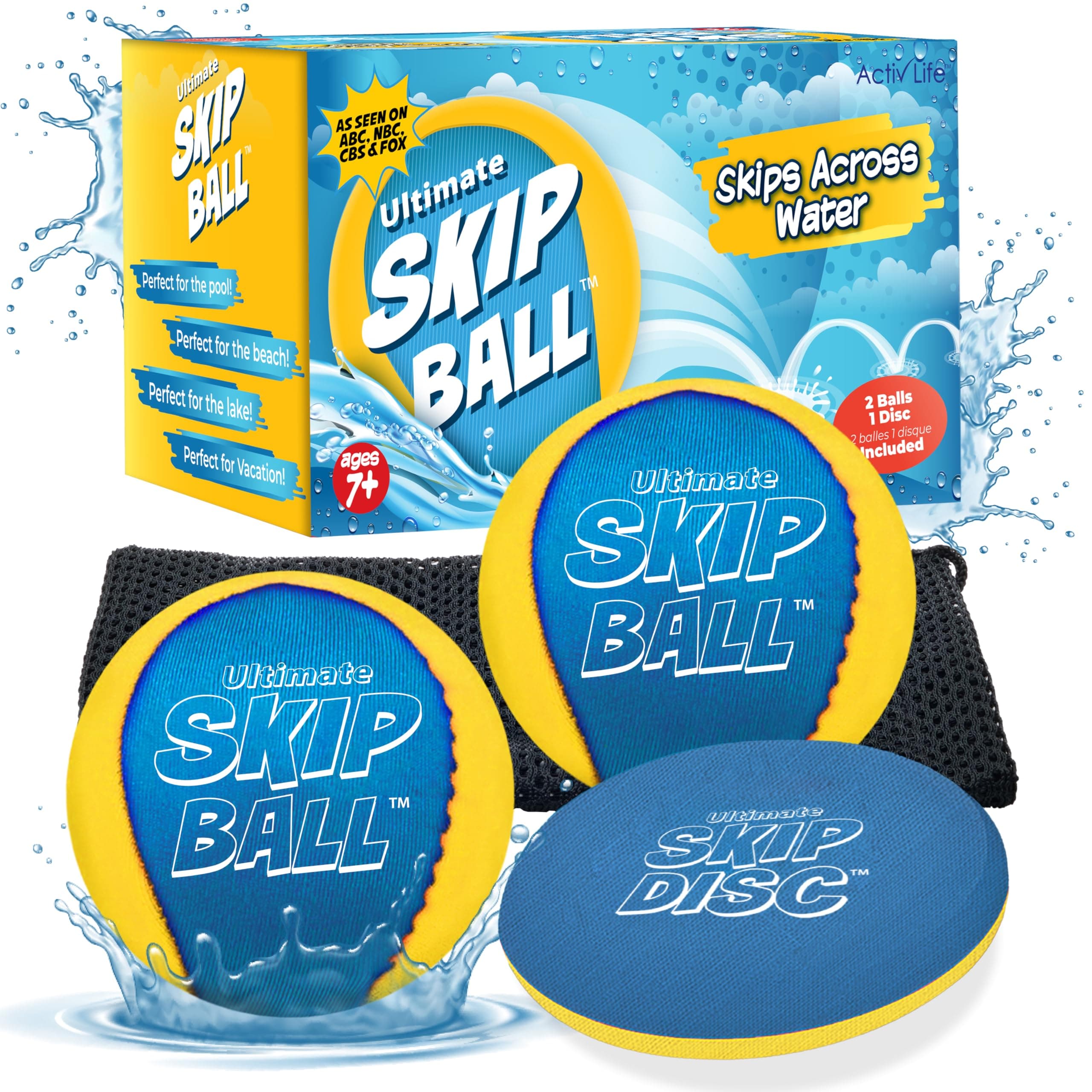 The Ultimate Bounce Ball - Water Jumping Ball (2-Pack) Create lasting memories with your friends and family at the beach, lake or pool - ideal for all ages