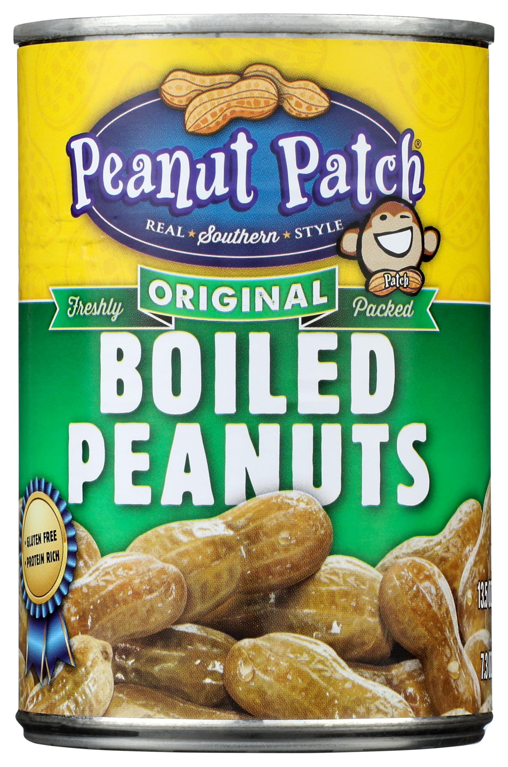 Peanut Patch Margaret Holmes Green Boiled Peanuts, (13.5oz cans)