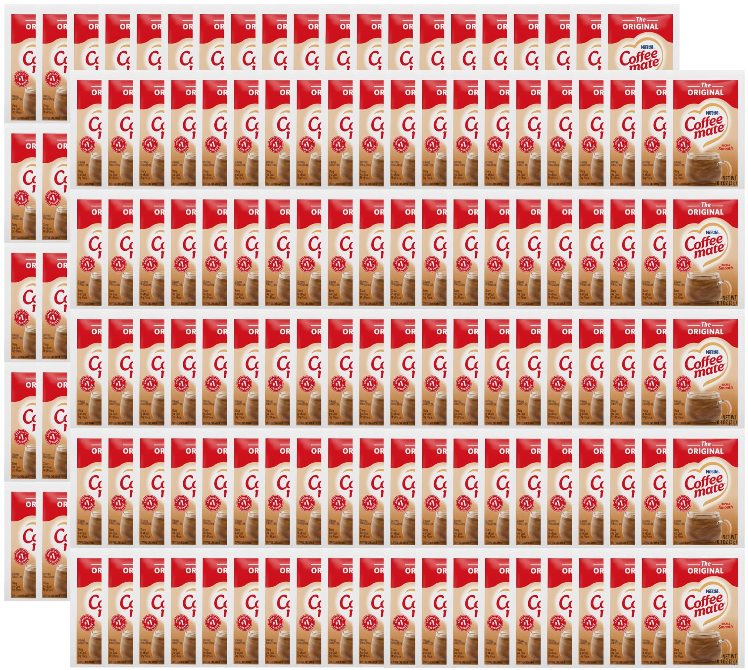 Original 3 Gram Single Serve Powdered Creamer Packets (Pack of 200)