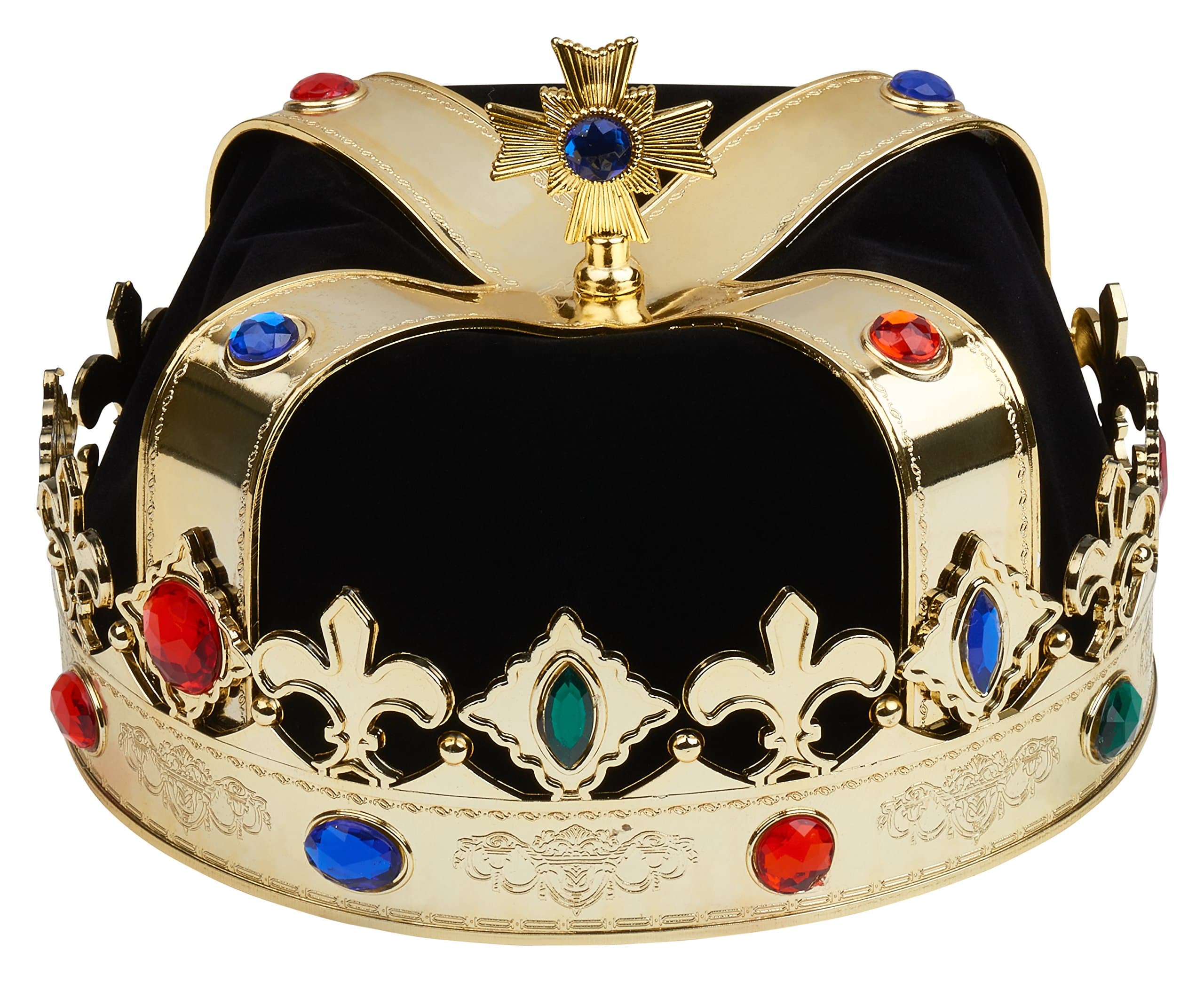 Royal Crown for King or Queen, Black
