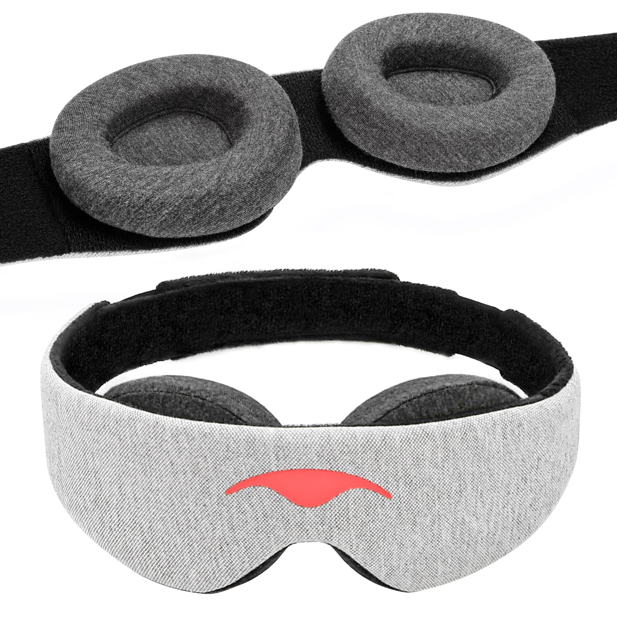 Mask - 100% Light Blocking Eye Mask, Zero Eye Pressure, Comfortable & Adjustable Sleeping Mask for Women Men, Perfect Blindfold for Sleep/Travel/Nap/Shift Work
