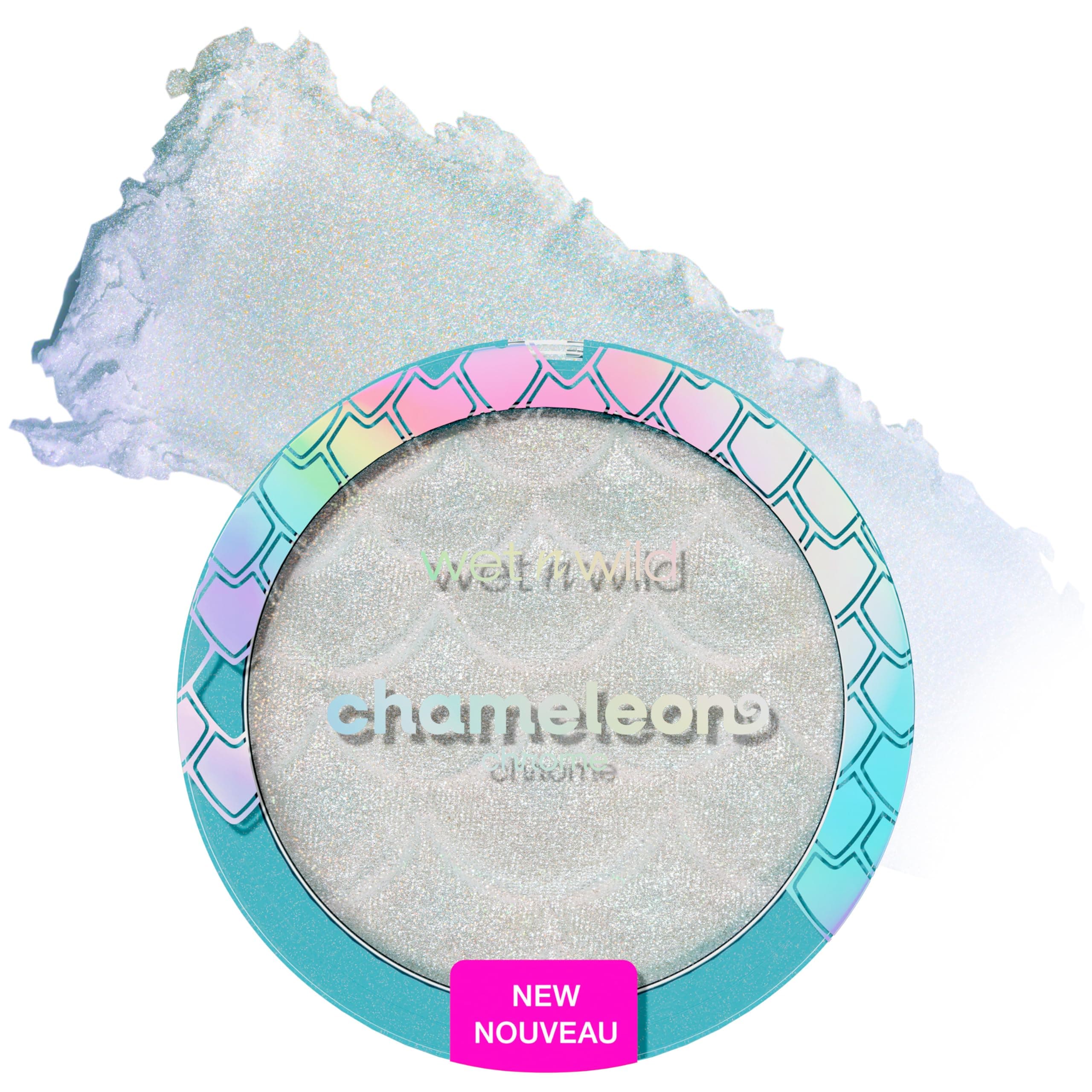 Chameleon Chrome Highlighter, Dynamic Color Shift, Liquid-to-Baked Texture, Customizable Luminous Radiance, Cruelty-Free - Venus Swing