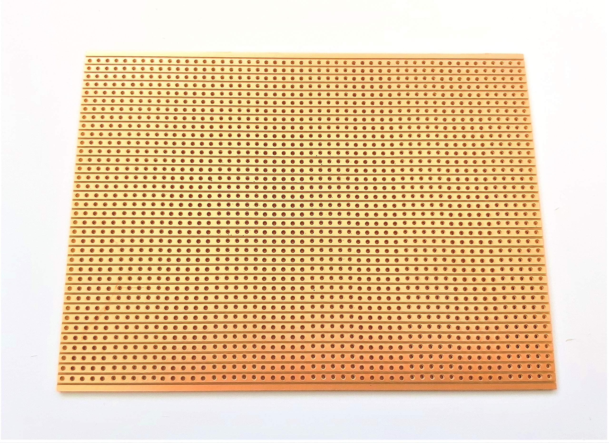 Copper Veroboard/Stripboard for PCB Prototyping - Large 95x127mm, Pack of 10
