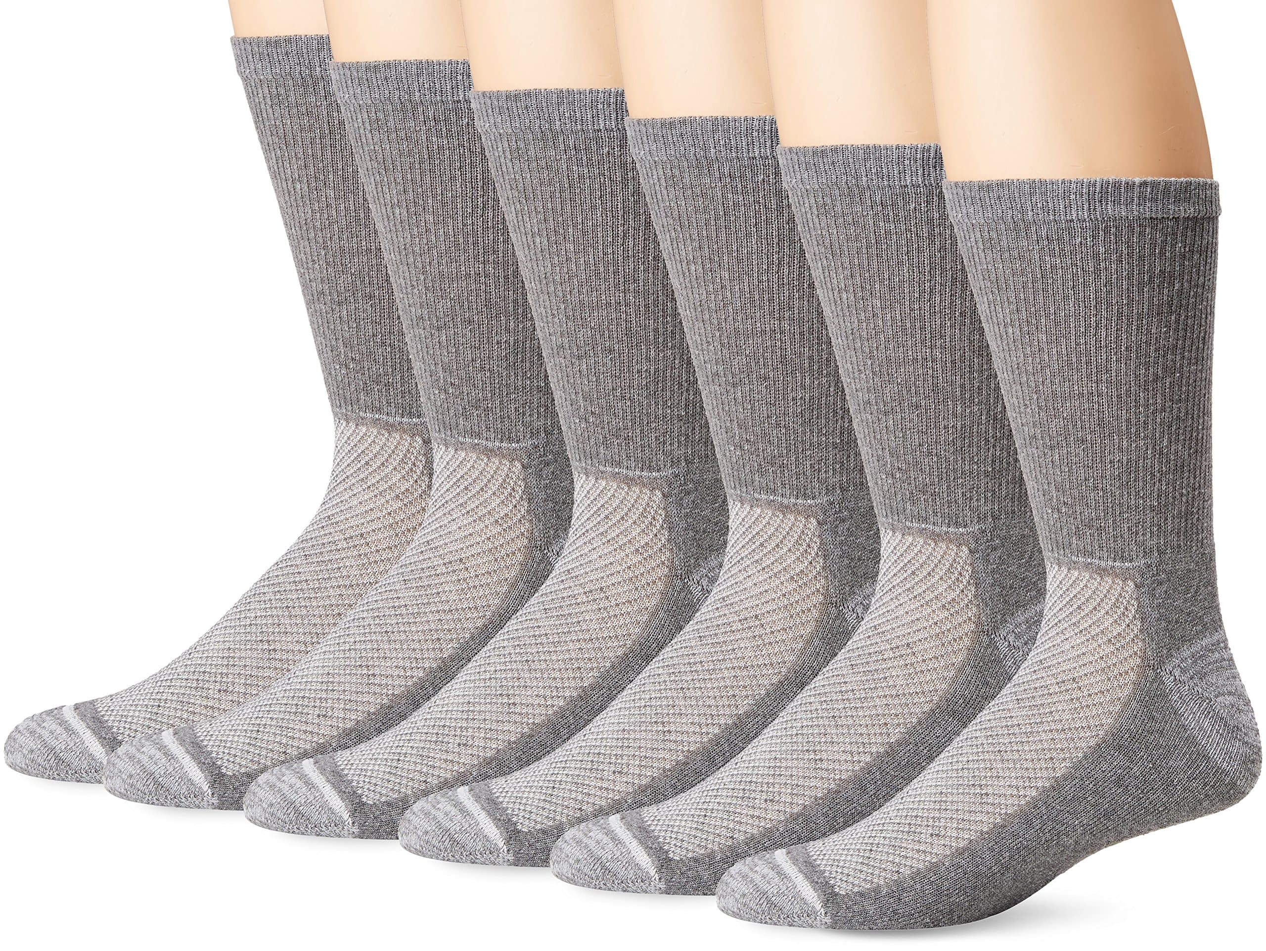 HanesMen's 6-Pack X-Temp Crew Socks