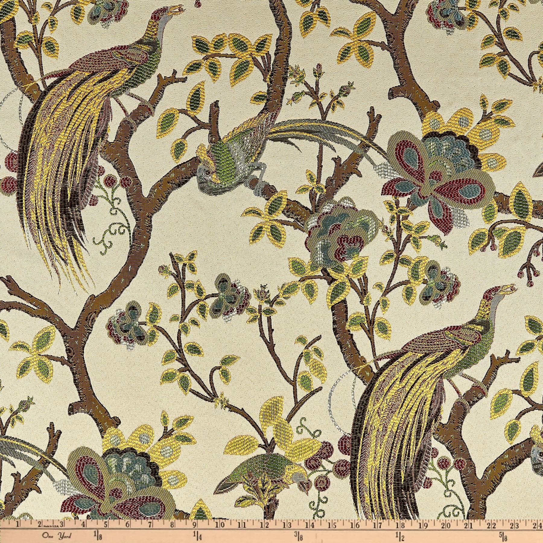 Tempo Phoenix Jacquard Multi, Fabric by the Yard